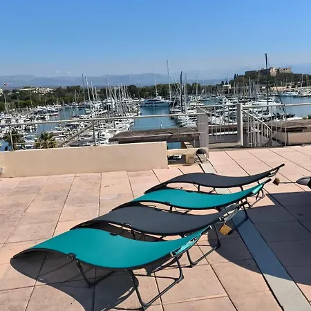 Rooftop -vue Port, 4 Pers, Climatise, Terrasse, Jaccuzi, Parking